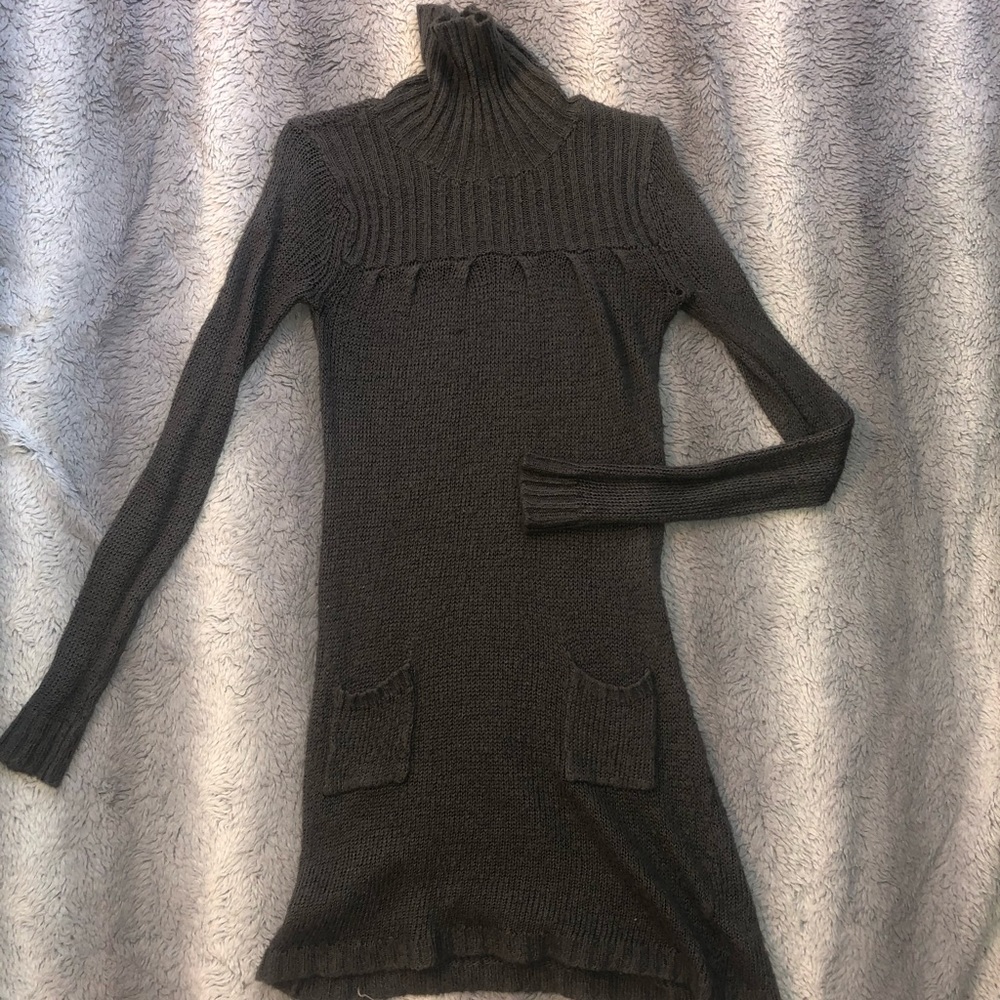 Gray Sweater Dress